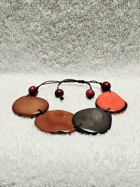 3/$25 Polished Stone Beautiful Adjustable Bracelet Quality Costume Jewelry!!